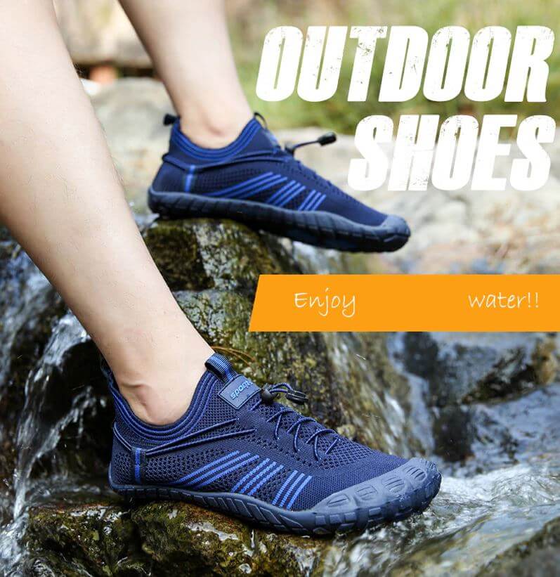 Presentation de la chaussure aquatique Sport-X gris de chez Aquashoes
