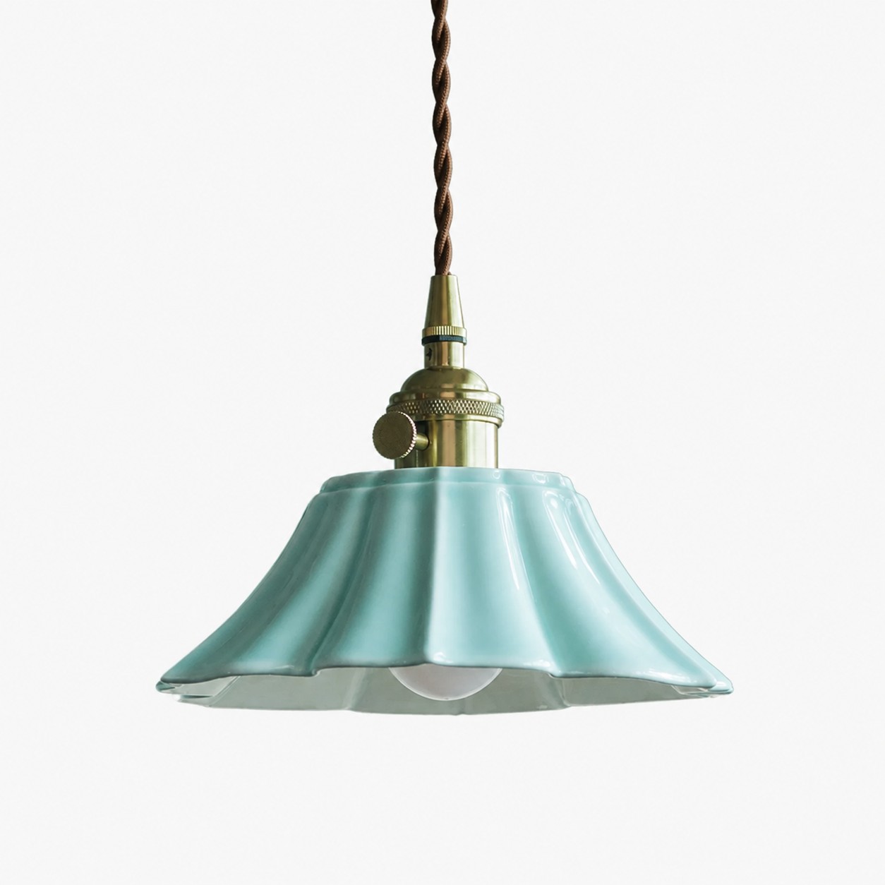 Styl B Niebo Niebieskie Ceramiczna Lampa Wisząca