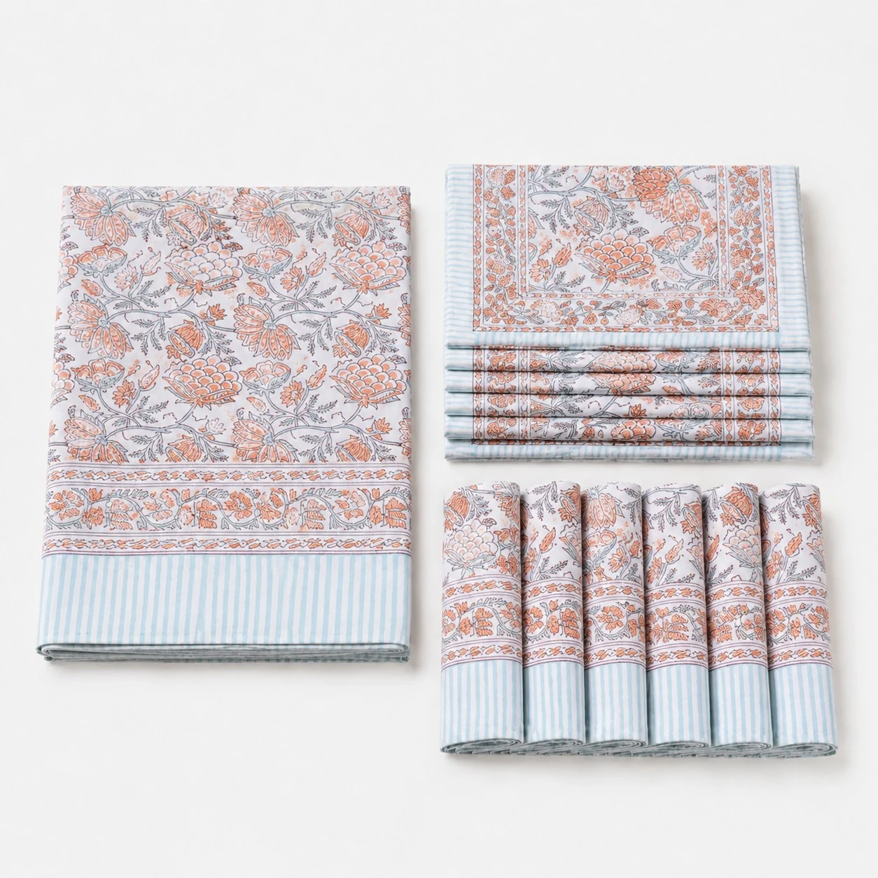 Bleu brume floral