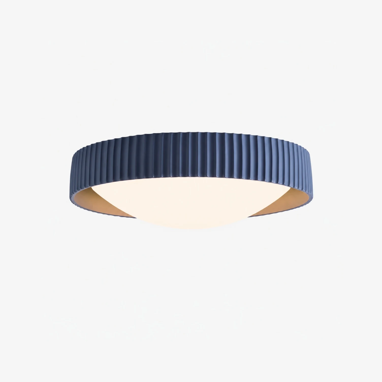 Option de couleur bleue pour plafonnier encastré nervuré