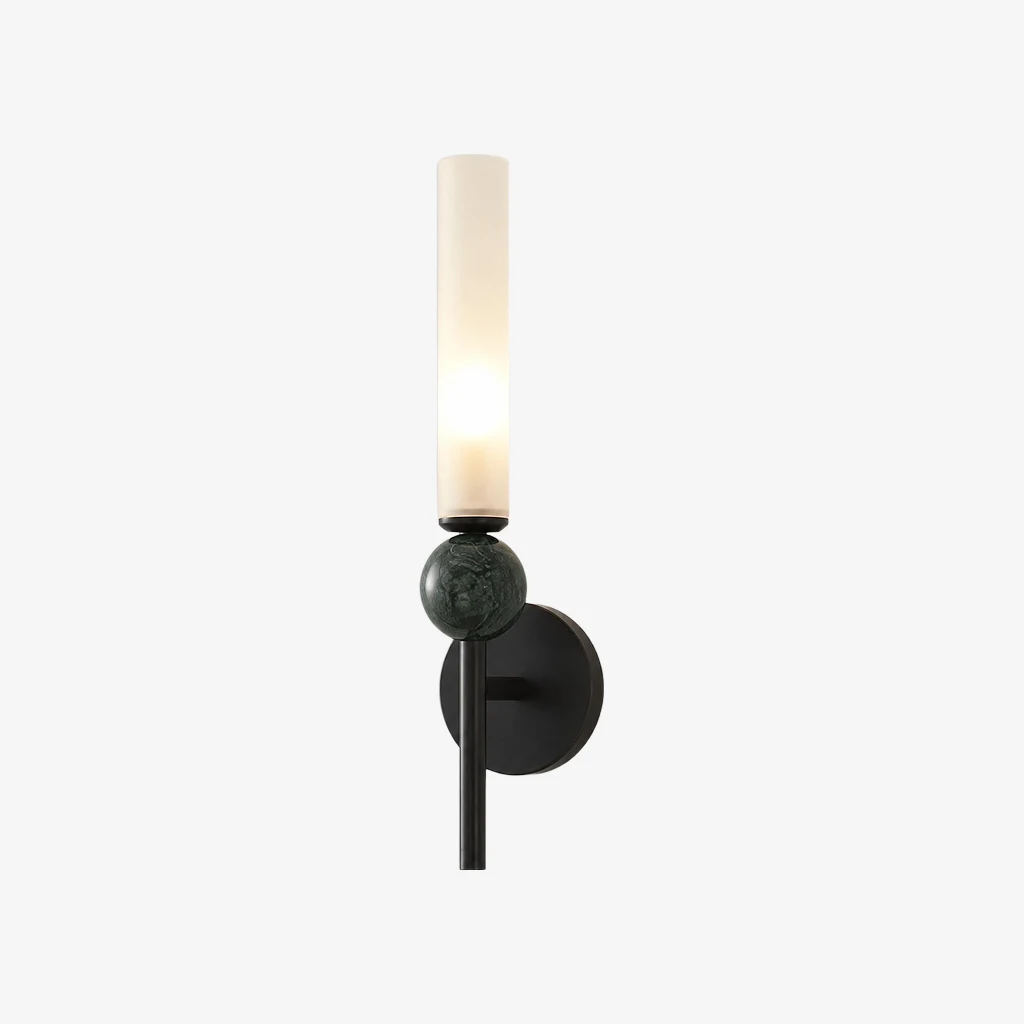 B small black wall sconce