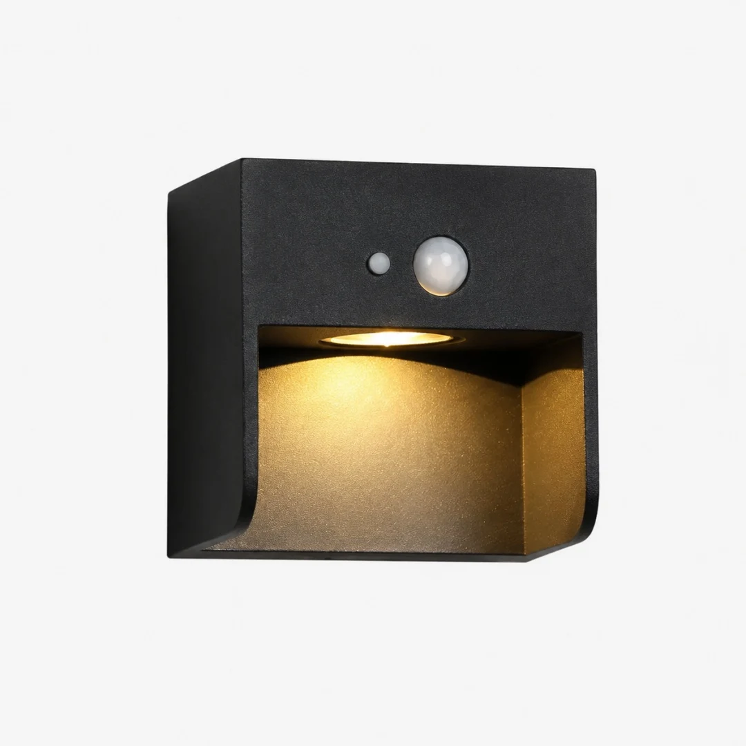 Style B black outdoor wall lamp