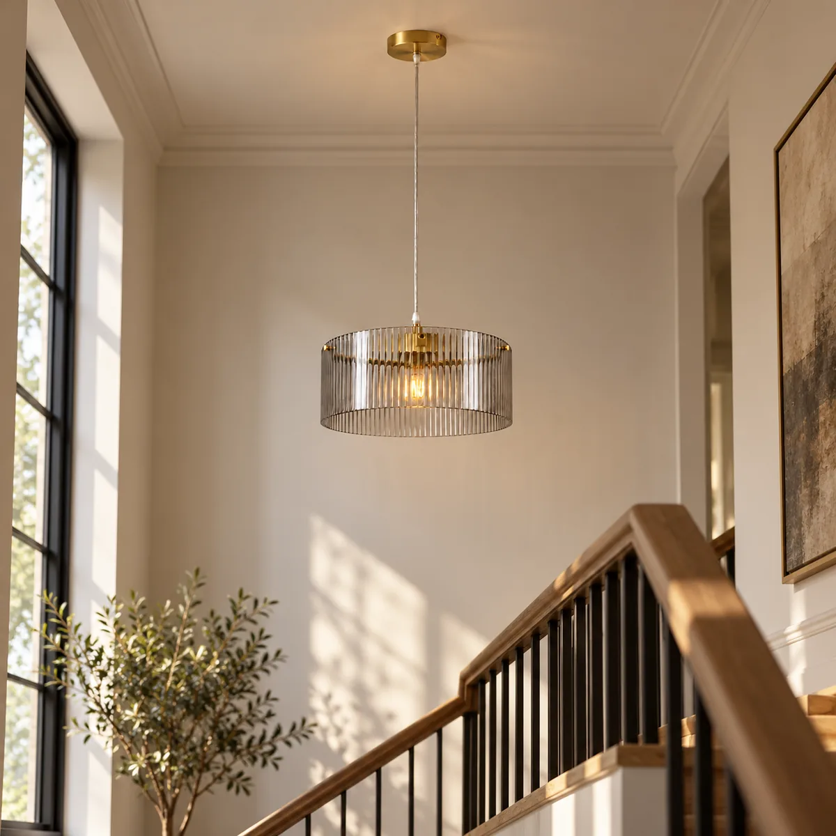 Warm-Toned Fittings and a Ribbed Drum