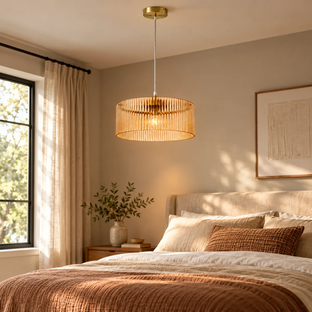 Warm-Toned Fittings and a Ribbed Drum