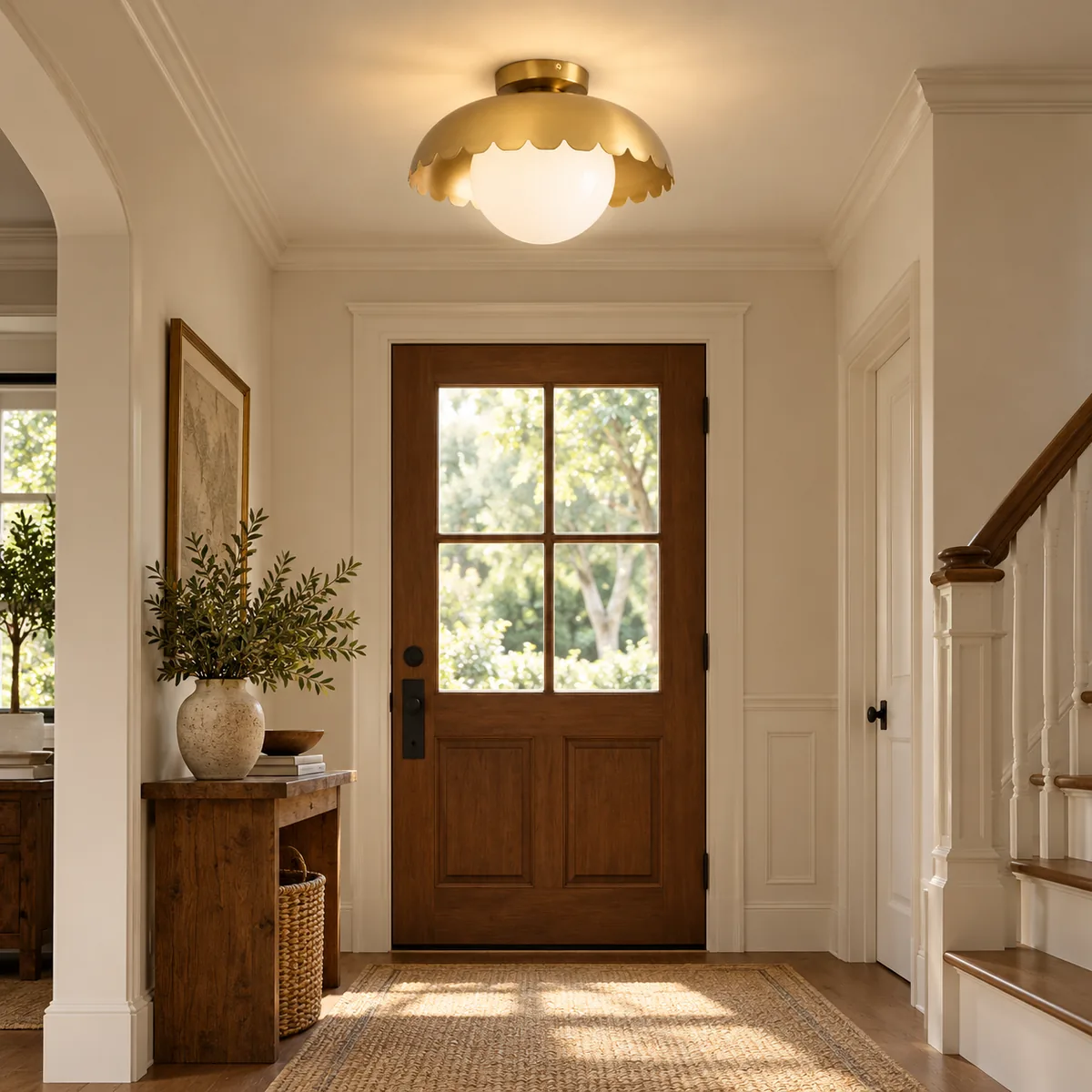 Hardwired Flush Mount, Not a Pendant