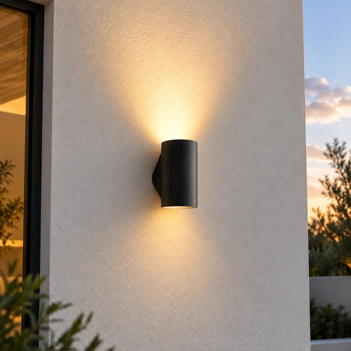 Built-In LED for a Weatherproof Wall