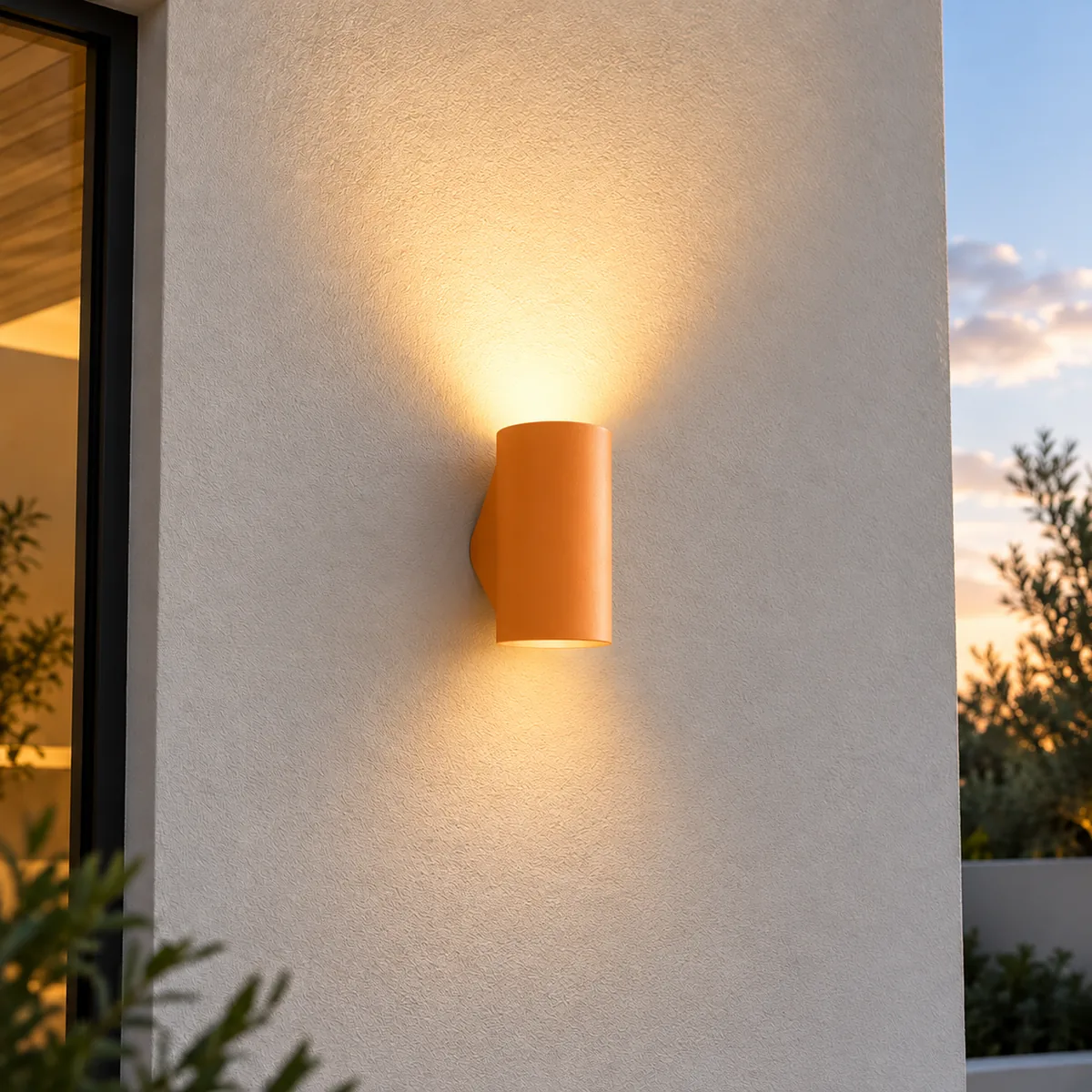 Built-In LED for a Weatherproof Wall