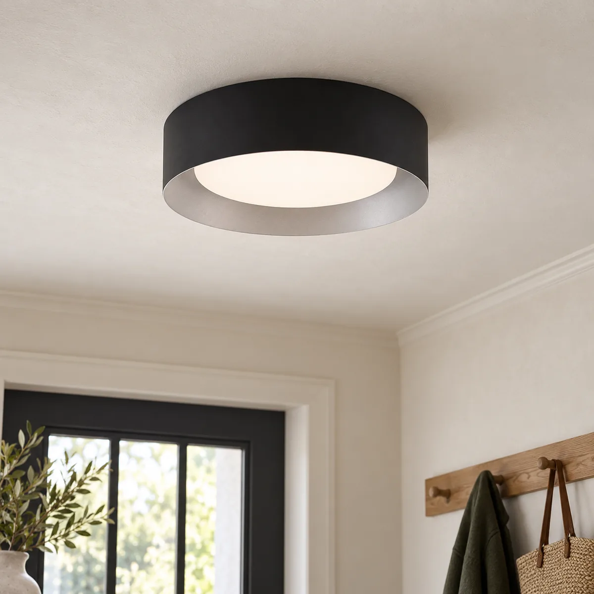 Semi-Flush Drum with a Thickened Canopy