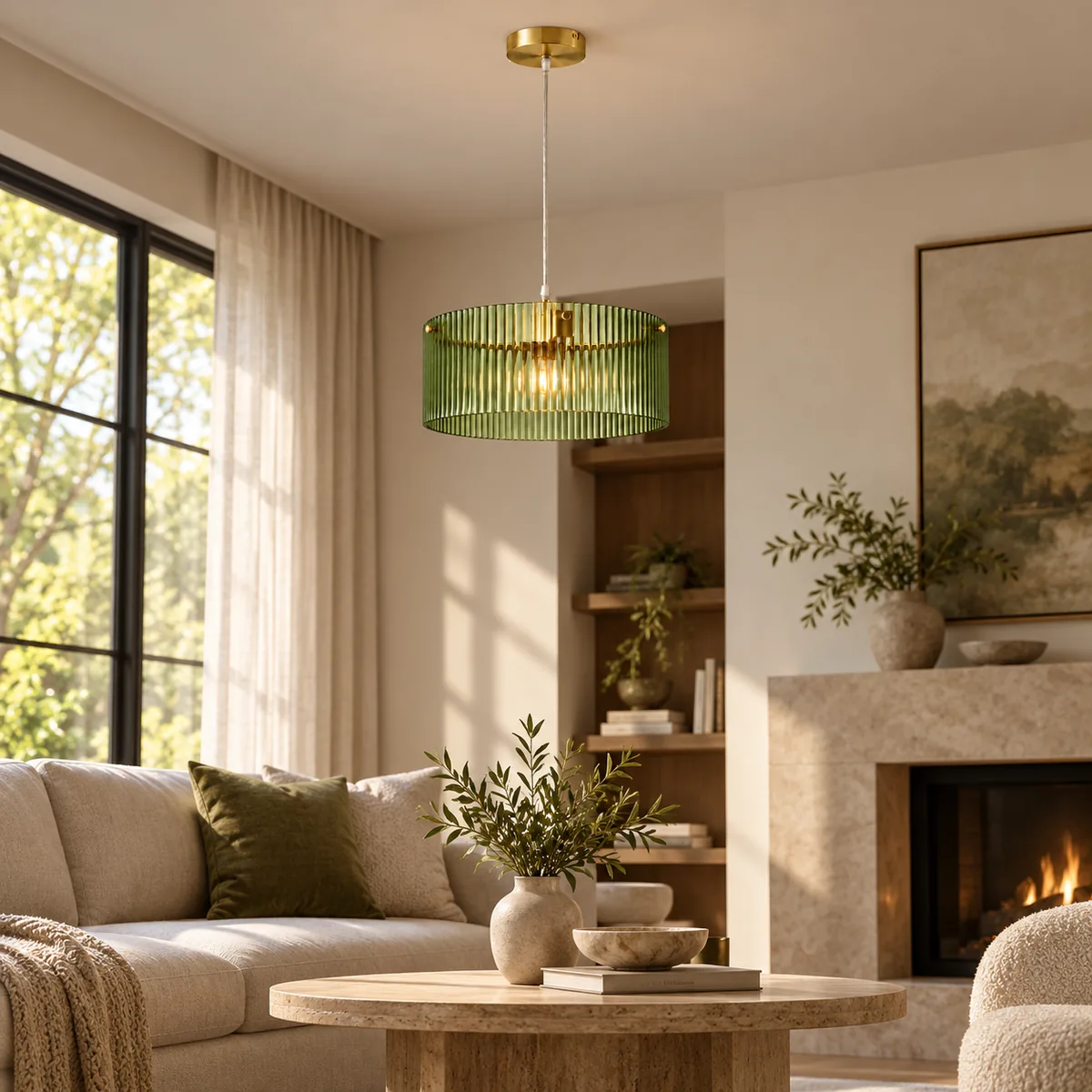 Warm-Toned Fittings and a Ribbed Drum