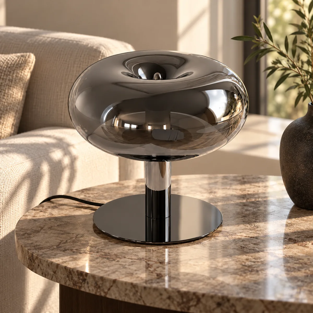 Table Lamp You Dim by Touch