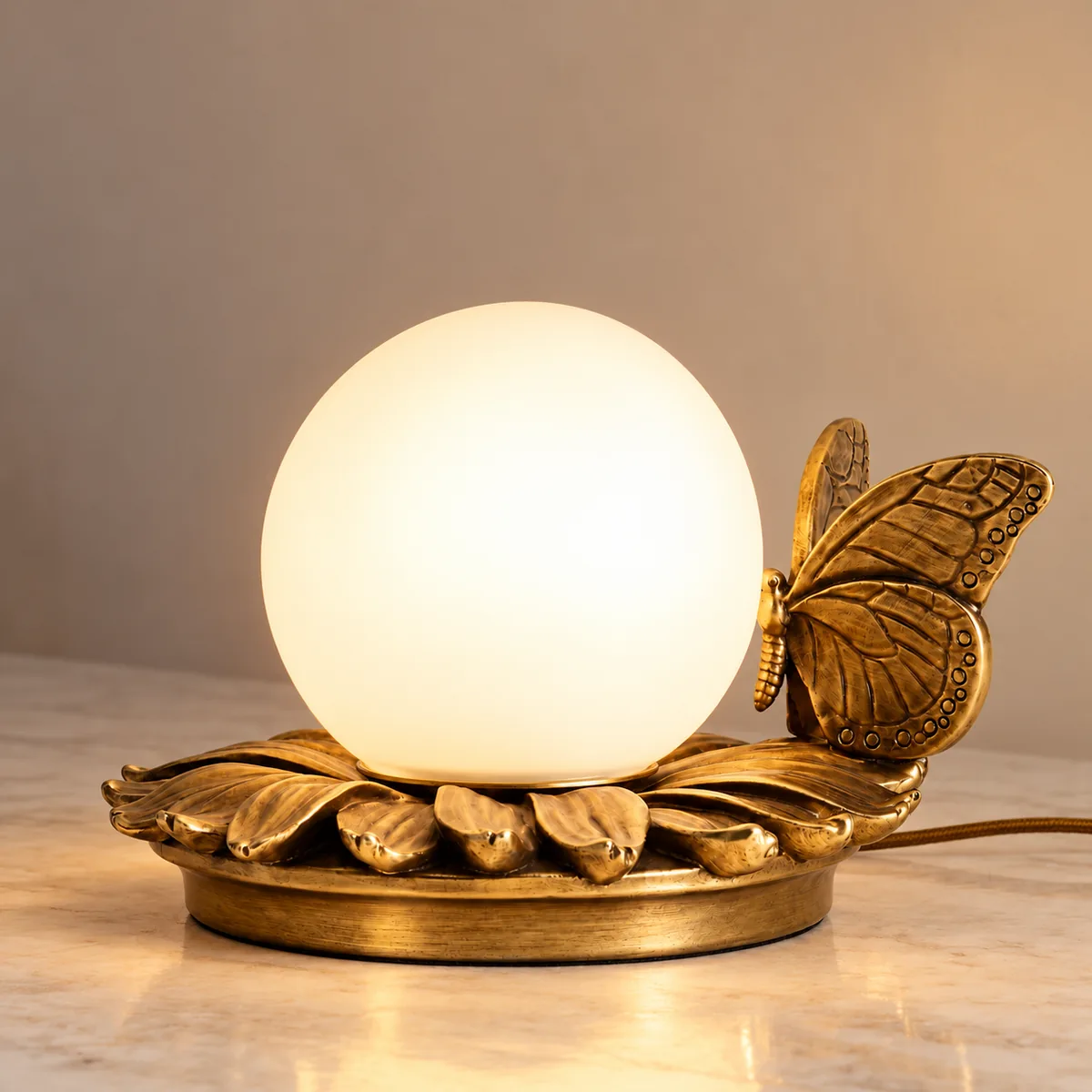 Plug-In Table Lamp with a Cord Switch