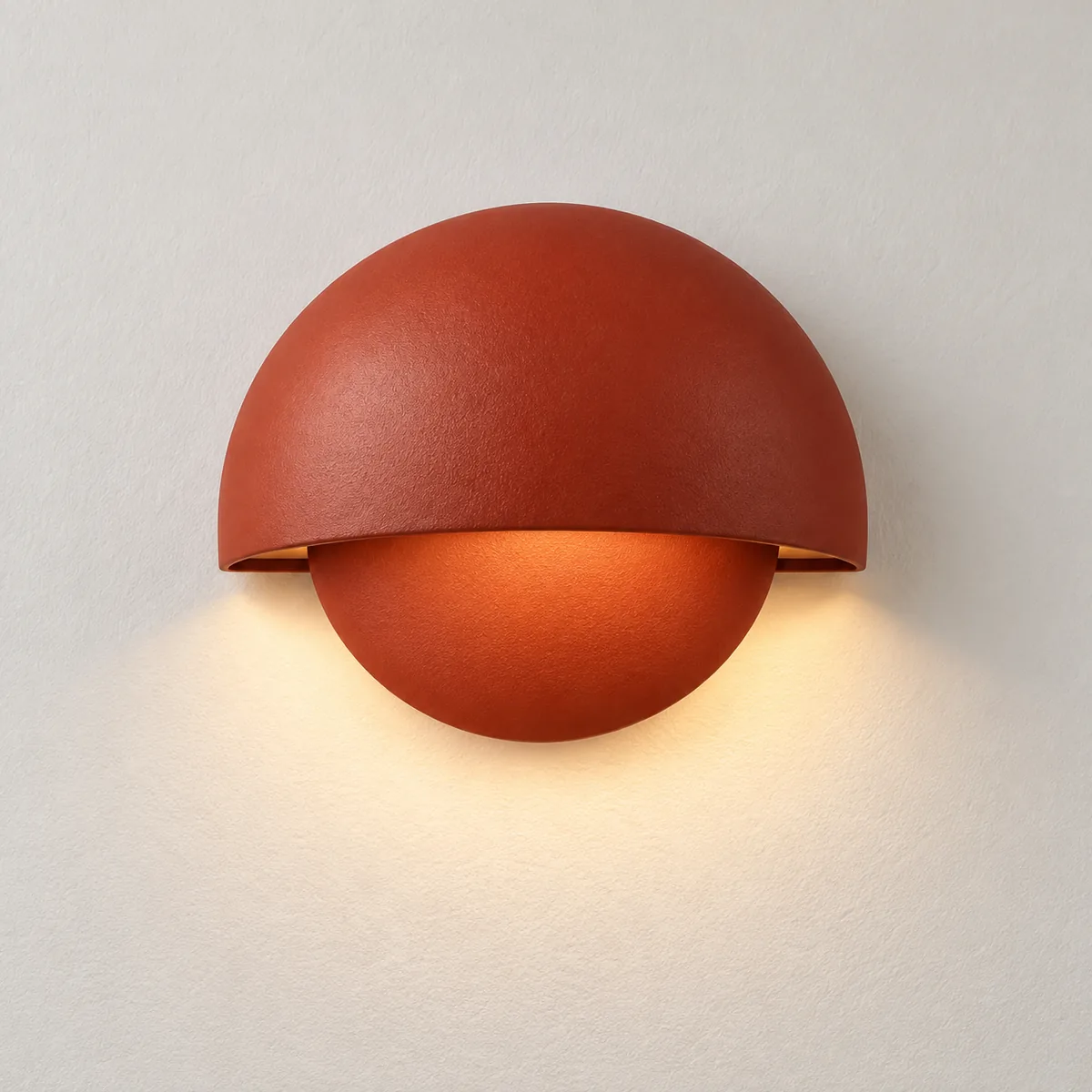 Cabled or Battery Half-Dome Wall Light
