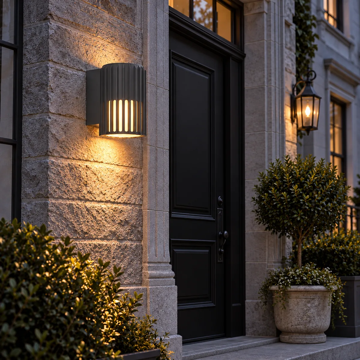 Ribbed Shade That Lets a Line of Light Out